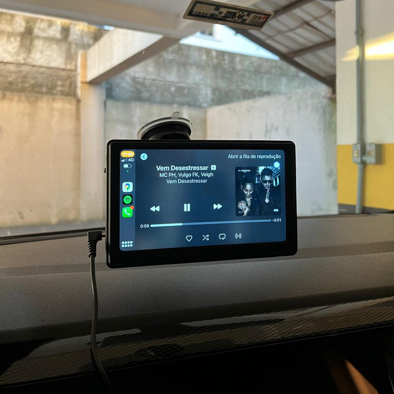 Multimídia Auto A+ com Apple Carplay e AndroidAuto